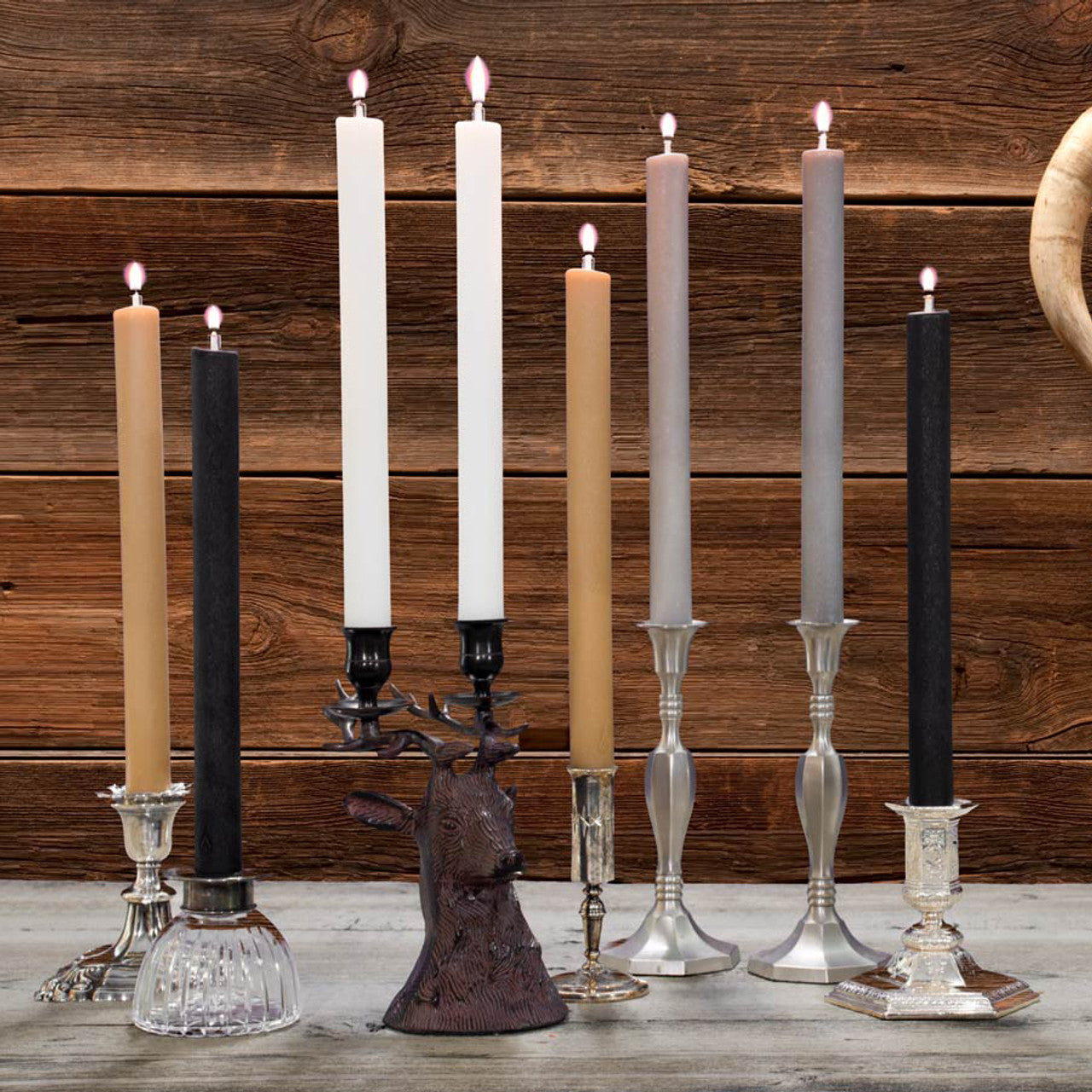 Dinner Candle- Black